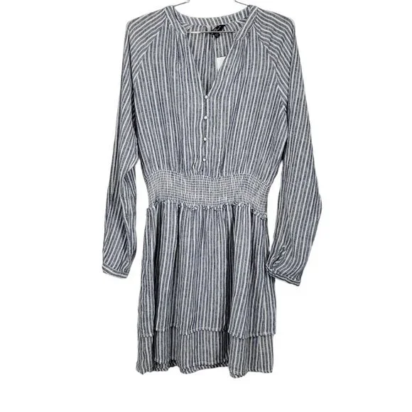 Velvet Heart Remmy Linen Blend Tiered Dress